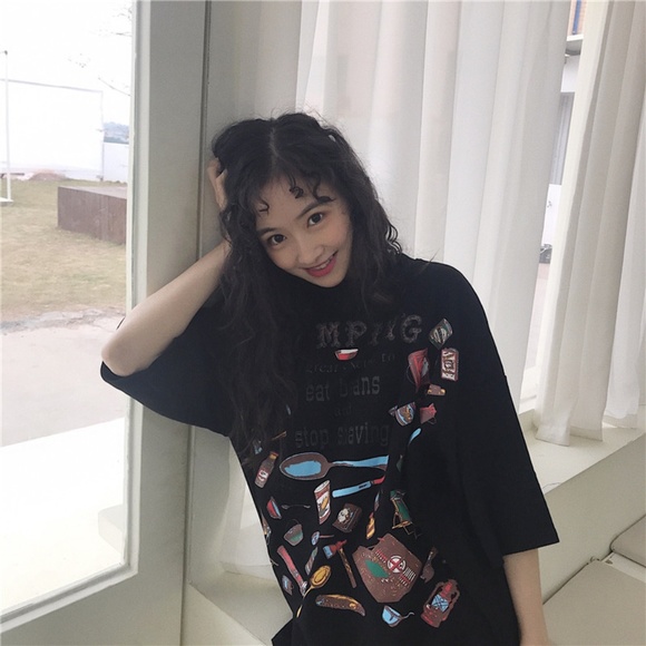 Oversize Short Sleeve Girls Tee - Picture 7 of 8